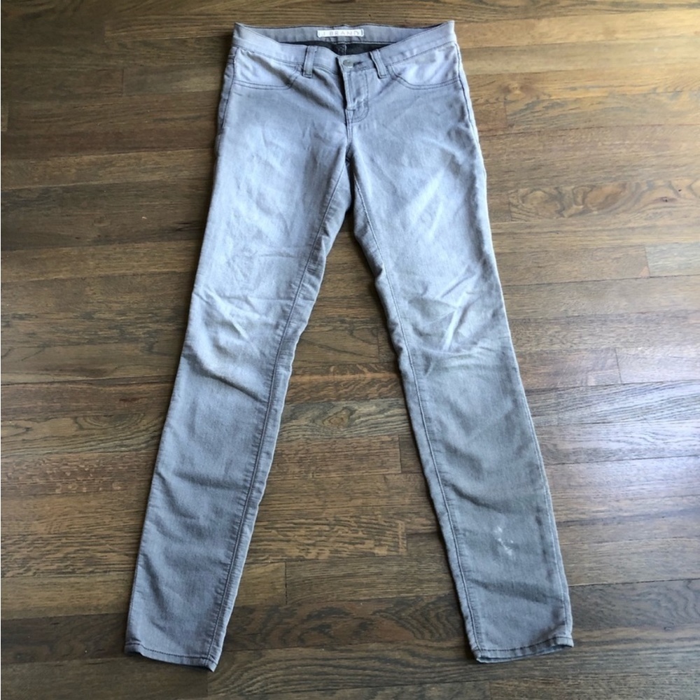 J Brand Venus Gray Skinny Jeans Stretch Denim Size 26